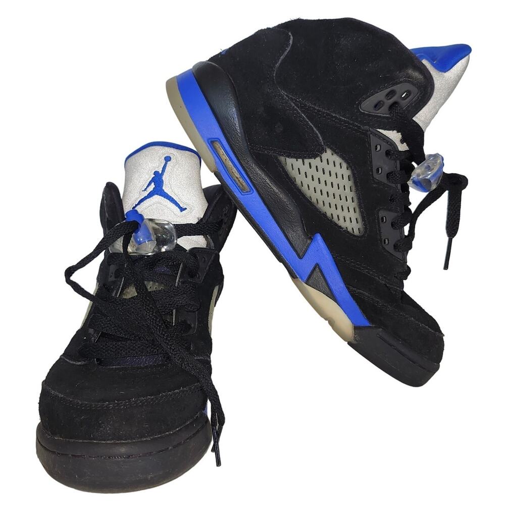 Nike Air Jordan 5 Retro Racer Blue Mens Basketball Shoes Trainers Size 6Y